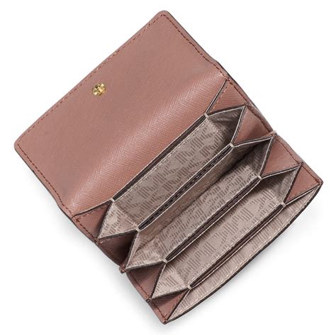 michael kors leather card case card holder|michael kors card holder price.